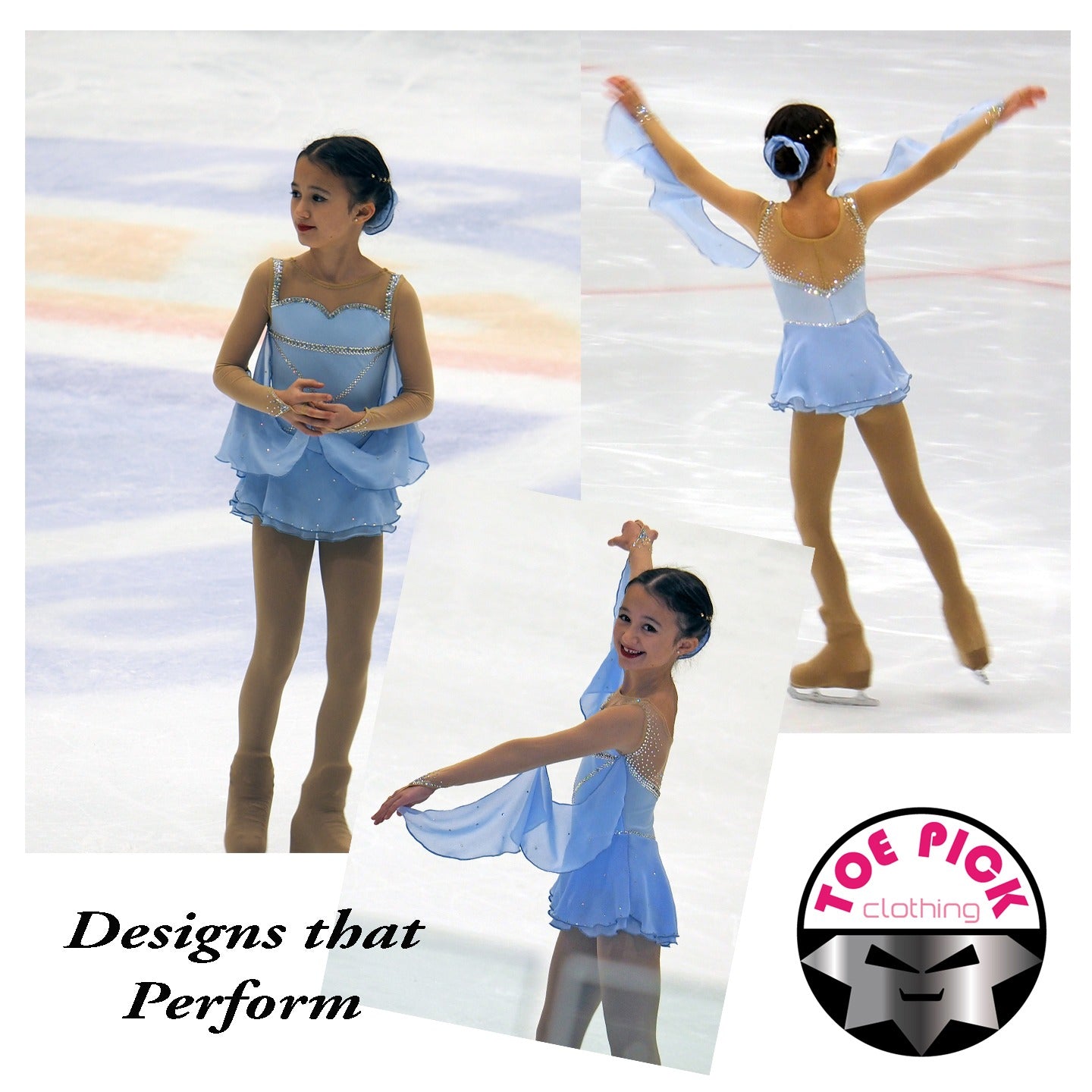 Wings Dress - Competition Dress - Figure Skating Wings Dress - Competition Dress - Figure Skating